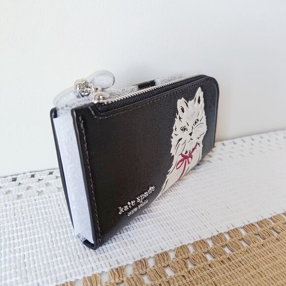 Kate Spade Whiskers Small Slim Bifold Wallet KI713 - Picture 4 of 11